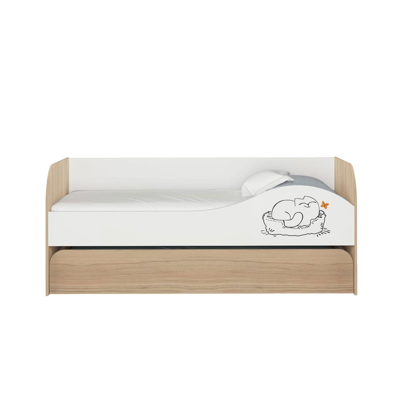 Кот № 900.1 Кровать 2-х уровневая