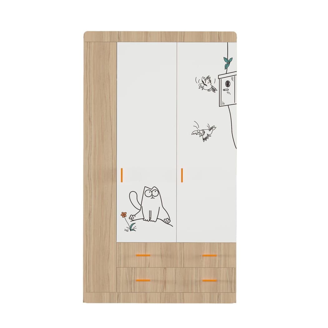 Кот №25 Шкаф 3-х створчатый