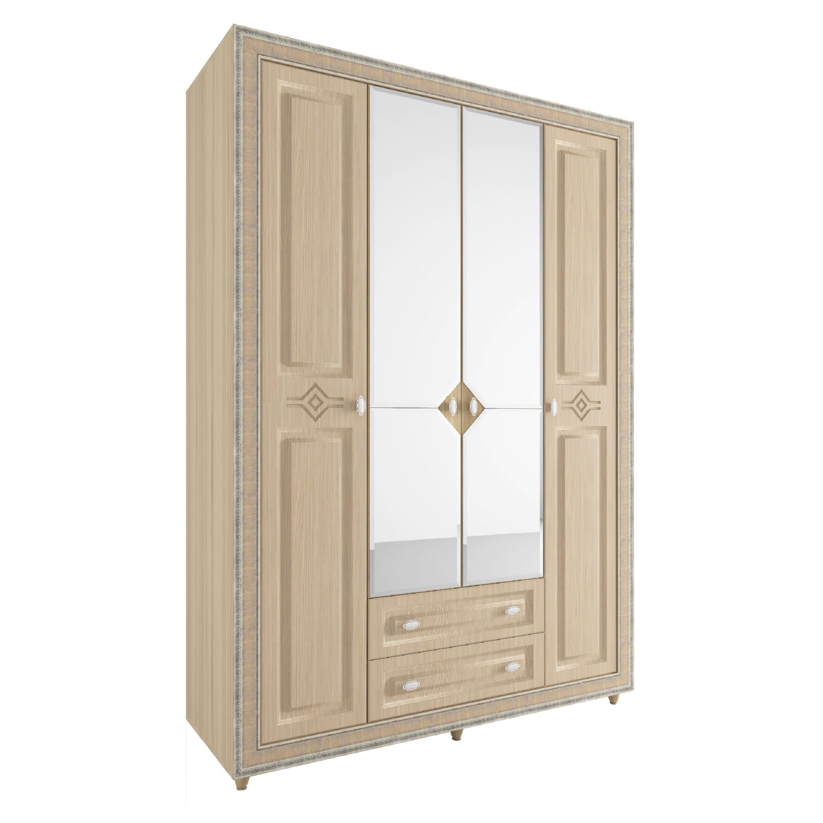 Калипсо №24 Шкаф 4-х створчатый